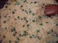 Recette couscous aux petits pois