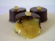 Recette chocolats noirs au lemon curd