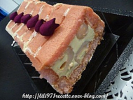 Recette charlotte aux litchis et au sirop de rose