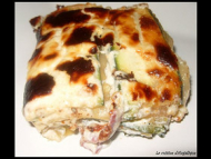 Recette lasagnes aux courgettes, bacon et chèvre frais