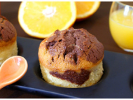 Recette minis marbrés chocolat / orange