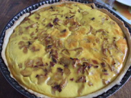 Recette quiche pommes curry