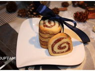Recette sablés roulés amandes-chocolat 