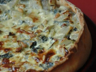 Recette tarte aux blettes, roquefort, raisins blonds