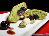 Recette muffins à la pistache et aux cerises amarena 