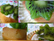 Recette petits savarins au kiwi