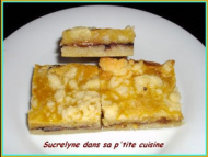 Recette barres au yaourt au caramel