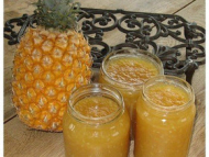 Recette confiture d’ananas, banane, noix de coco et rhum