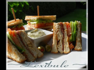 Recette club sandwich au poulet et prosciutto