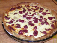 Recette tarte aux gesiers de volaille