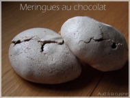 Recette meringues au chocolat