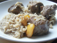 Recette pilaf de boeuf aux abricots