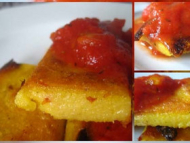 Recette polenta grillée aux tomates