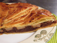 Recette galette frangipane poires-pralinoise