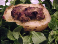 Recette pommes de terre farcies à la volaille