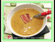 Recette velouté d’hiver aux lentilles corail et haricots rouges