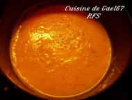 Recette soupe poivrons boursin