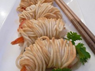 Recette crevettes croustillantes aux nouilles chinoises