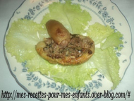 Recette pommes de terre au four farcies à la viande hachée