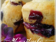 Recette muffins au coeur de philadelphia et aux bleuets