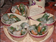 Recette rouleau de printemps saumon fumé et crème citronnée
