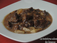 Recette mijoté de boeuf au cidre, pommes, pruneaux