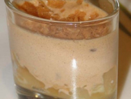 Recette verrine poire et mousse carambars