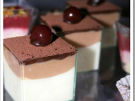Recette verrines trois chocolats