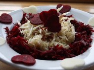 Recette salade saint valentin