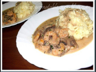 Recette crevettes et champignons à la sauce soja