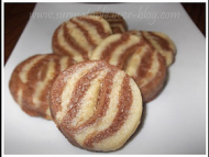 Recette biscuits marbrés