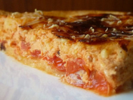 Recette tarte safranée à la tomate