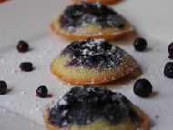 Recette tartelettes renversées amandines à la myrtille