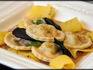 Recette ravioles de foie gras et rutabaga aux truffes