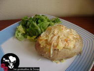 Recette bateau de pommes de terre au saumon