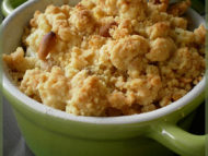 Recette crumble de chou-fleur aux pignons et parmiggiano