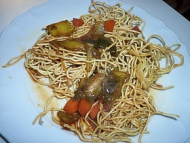 Recette chow mein au poulet