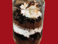 Recette verrine façon forêt noire