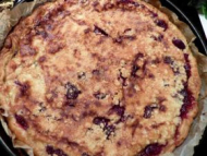 Recette tarte croustillante aux canneberges et au sirop d’érable