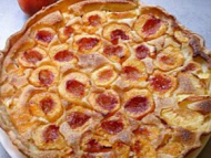Recette tarte aux pêches