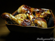 Recette pilons de poulet au caramel balsamique et piment d’espelette