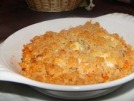 Recette crumble tomate et chèvre