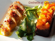 Recette pintade aux carottes violettes