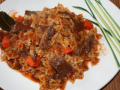 farfallade au boeuf (variante de la macaronade)