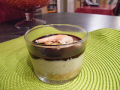 verrine d’avocat, crackers et miroir balsamique 