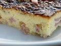 clafoutis jambon et roquefort