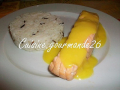 saumon sauce au safran