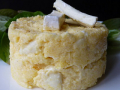 polenta au citron confit et au brie