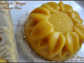 dessert thaïlandais à la mangue et lait de noix de coco