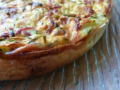 clafoutis de courgette au râpé de jambon
